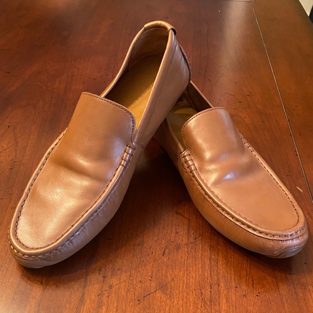 Cole Haan Loafer Driver Shoes Tan/Brown 10